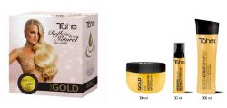 Botanic gold keratin set - home kit (shampoo+mask+kertin gold)