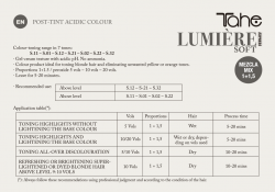 LUMIÉRE COLOUR EXPRESS S.11 Anise-intense ash (100 ml) Tahe