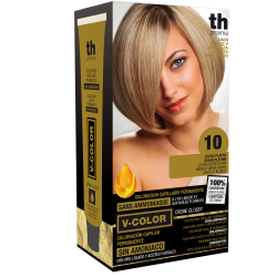 Hair dye V-color no.10 (platinum blonde)- home kit+shampoo and mask free of charge