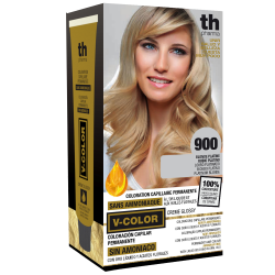 Hair dye V-color no.900 (super platinum blonde)- home kit+shampoo and mask free of charge