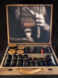 Wooden starting set advanced barber profi (19 products)