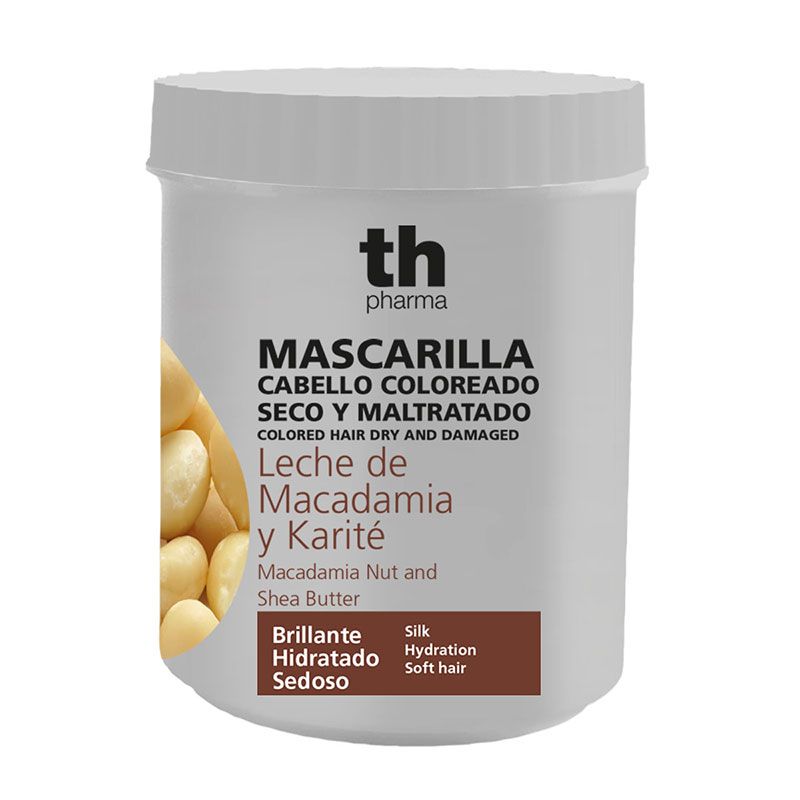 Hair mask with macadamia nut and shea butter (700 ml) - smells beautiful TH Pharma