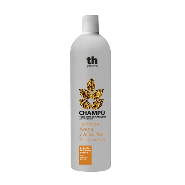 Hair shampoo with extract of oat milk and royal (1000 ml) TH Pharma