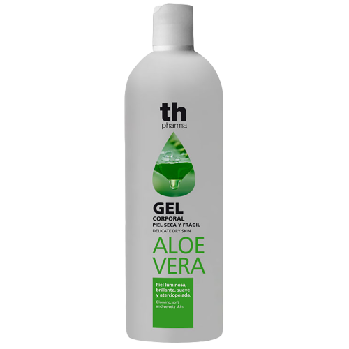 Shower gel with aloe vera extract for delicate dry skin (750 ml) TH Pharma
