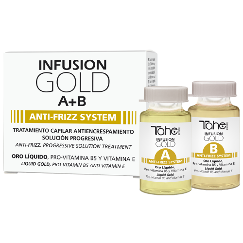 ANTI-FRIZZ HAIR TREATMENT INFUSION A+B GOLD (2X10 ml) Tahe