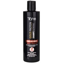 Nourishing shampoo gold protein for dry hair with argan and linseed oils  (300 ml)