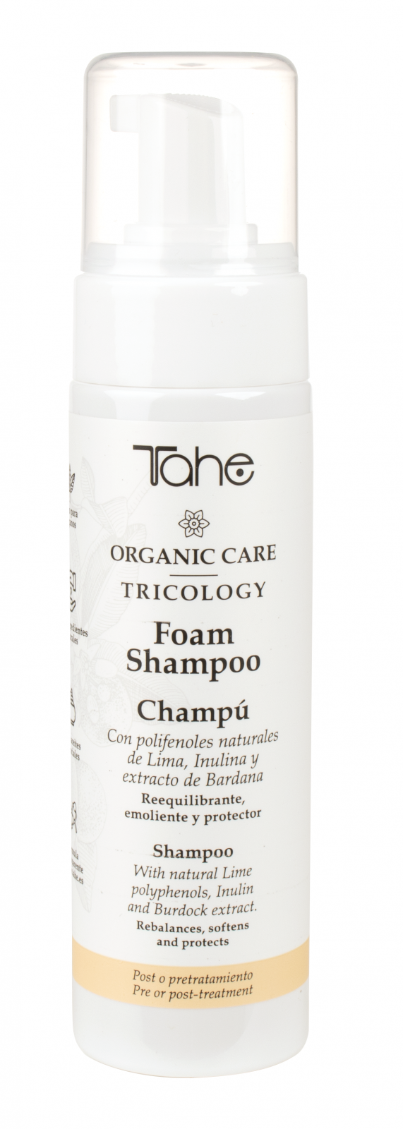 Gentle foam shampoo (200 ml) - before/after transplant washing TAHE