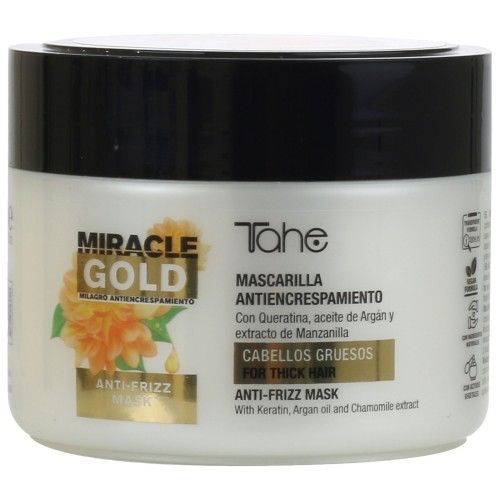 Anti-frizz mask for thick hair Miracle Gold (300 ml) Tahe