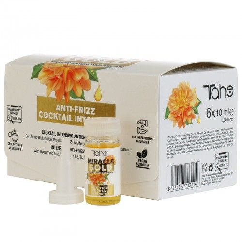 Intensive anti-frizz cocktail Miracle Gold (6x10 ml) TAHE