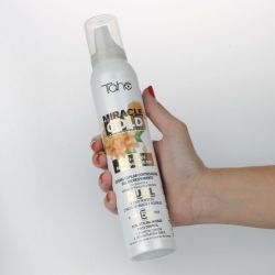 Dual styling mousse frizz control Miracle Gold (200 ml) anti-frizz Tahe