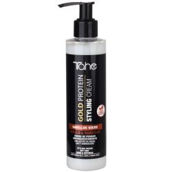 Styling cream Protein gold for dry hair with heat protection (200 ml)