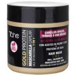 Hair mask multifunctional coloured hair Gold Protein (1000 ml) TAHE