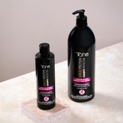 Protective shampoo coloured hair Gold Protein With ricin and coconut oils and soy protein (1000 ml) TAHE