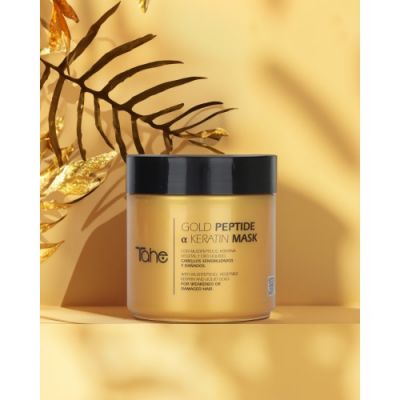 GOLD PEPTIDE MASK with multipeptide for weak and damaged hair (400 ml) TAHE