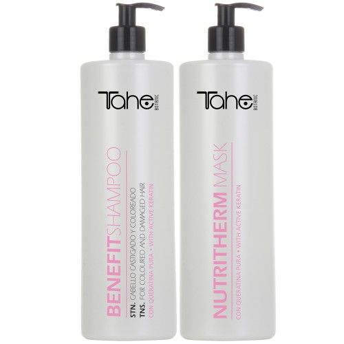 Set shampoo Benefit + Nutritherm Mask for coloured and dry hair (1000 ml+1000 ml) TAHE